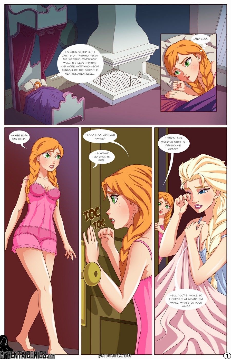 Frozen - Wedding Jitters - порно комикс № 2